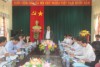 Đồng chí Nguyễn Đức Chính, Phó Bí thư Tỉnh ủy, Chủ tịch UBND tỉnh phát biểu kết luận buổi làm việc