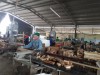 Sản xuất ván ghép thanh tại nhà máy viên nén năng lượng thuộc Tổng Công ty TM Quảng Trị. Ảnh: MH