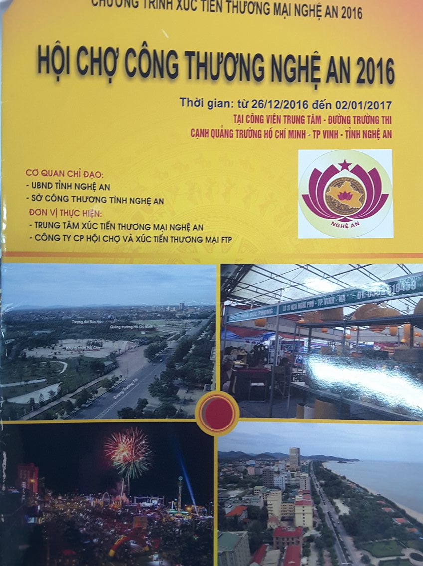 Invited to participate in trade fairs in Nghe An in 2016