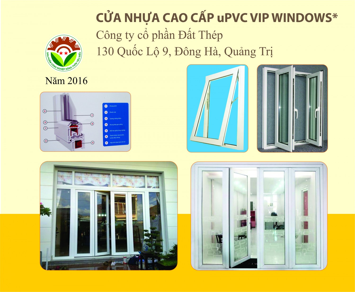 Cửa nhựa cao cấp uPCV vip windows