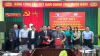 Ông Nguyễn Xuân Minh, Phó Giám đốc Sở Công Thương và Ông Cáp Kim Thánh, Chủ tịch Liên minh Hợp tác xã tỉnh, Phó Trưởng ban thường trực BCĐ KTTT tỉnh ký kết phối hợp  - Ảnh: Hà Danh