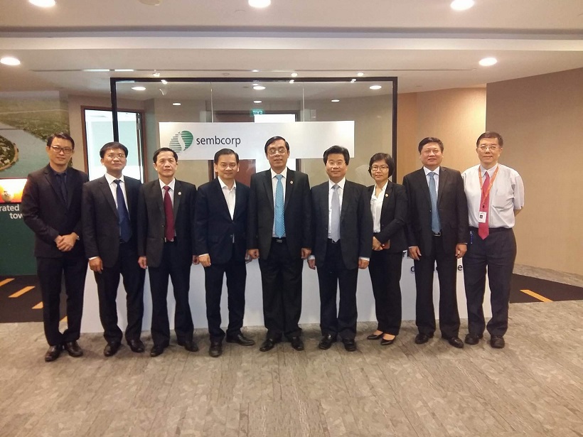 Chủ tịch UBND tỉnh Nguyễn Đức Chính xúc tiến đầu tư từ các doanh nghiệp Singapore