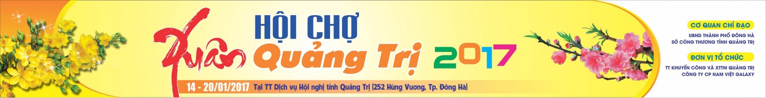 Thư mời tham gia Hội chợ xuân - Quảng Trị 2017